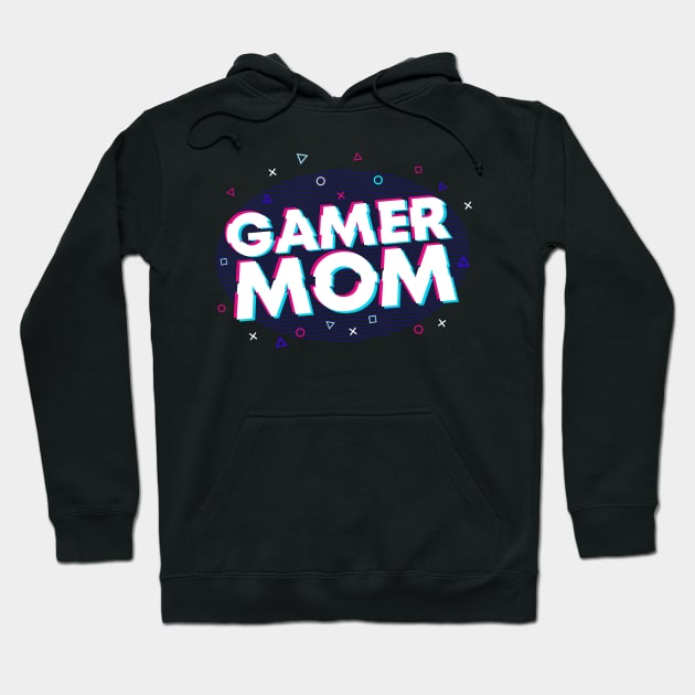 Glitch Gamer Mom Hoodie by zeno27